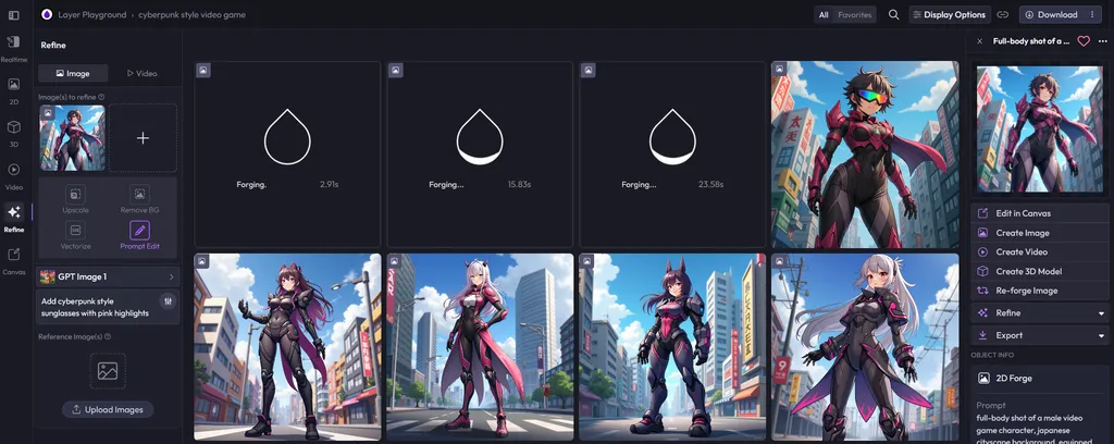 AI image editing, batch selection, and new video models