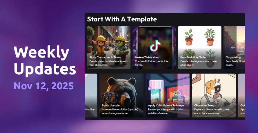 New Templates system, UX updates & platform improvements
