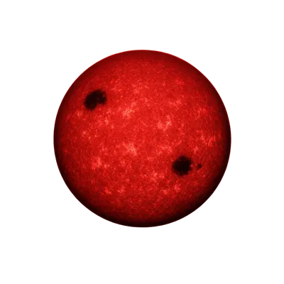 M-class: a cool red dwarf