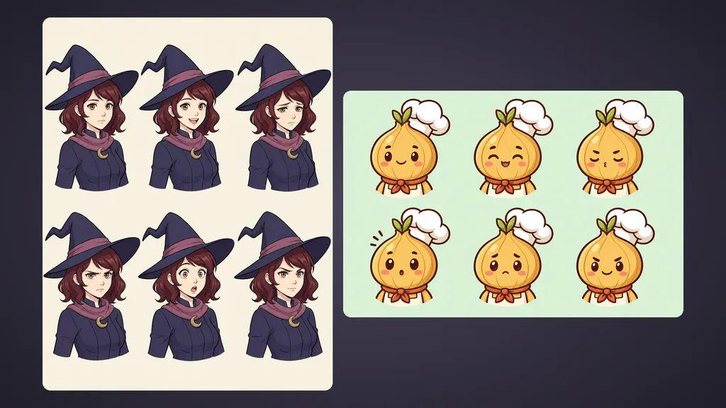 Expression Sheets Where Only the Expression Changes