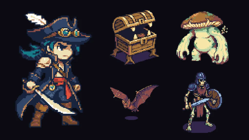 Game Boy Advance Sprites in Sixteen Colors on a Square Grid