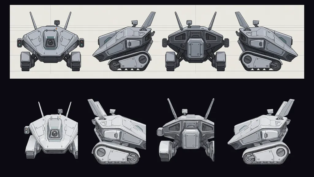 3D Models Built from Four Views, Back Included